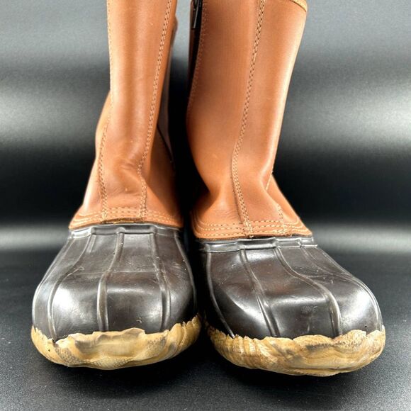 Cabela\'s Duck Boots Steel Shank Unisex Sz12 Tan& Brown Slip Resistant, Insulated main image 8